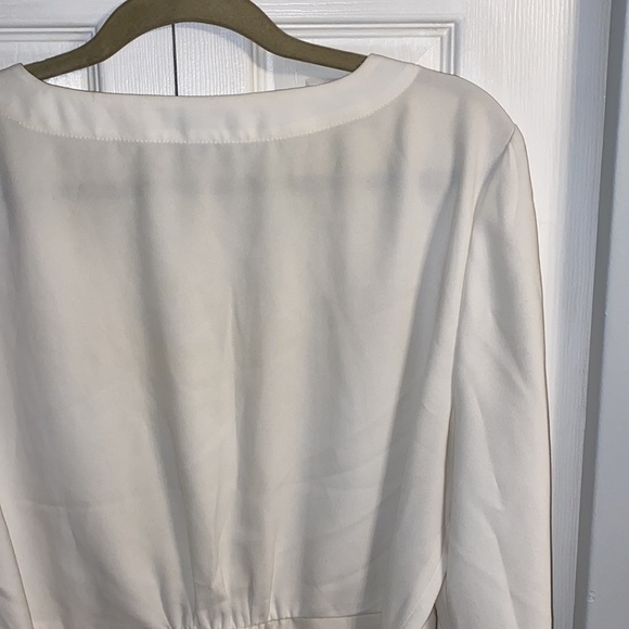 J Crew Long Sleeve Faux Wrap Blouse - Picture 6 of 8